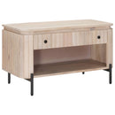vidaXL Cipőpad fiókkal 85 x 37 x 48 cm Tömör Mangófa és Műszaki Fa