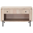 vidaXL Cipőpad fiókkal 85 x 37 x 48 cm Tömör Mangófa és Műszaki Fa