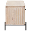 vidaXL Cipőpad fiókkal 85 x 37 x 48 cm Tömör Mangófa és Műszaki Fa