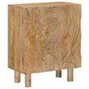 vidaXL Széf 53 x 30 x 65 cm Tömör Mangófa és Műszaki Fa