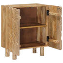 vidaXL Széf 53 x 30 x 65 cm Tömör Mangófa és Műszaki Fa