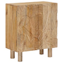 vidaXL Széf 53 x 30 x 65 cm Tömör Mangófa és Műszaki Fa
