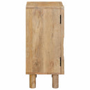 vidaXL Széf 53 x 30 x 65 cm Tömör Mangófa és Műszaki Fa