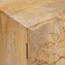 vidaXL Széf 100 x 30 x 65 cm Tömör Mangófa és Műszaki Fa