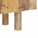 vidaXL Széf 100 x 30 x 65 cm Tömör Mangófa és Műszaki Fa