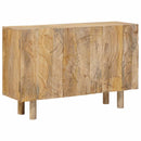 vidaXL Széf 100 x 30 x 65 cm Tömör Mangófa és Műszaki Fa