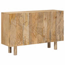 vidaXL Széf 100 x 30 x 65 cm Tömör Mangófa és Műszaki Fa