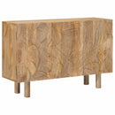 vidaXL Széf 100 x 30 x 65 cm Tömör Mangófa és Műszaki Fa