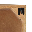 vidaXL Fali TV Szekrény 100 x 30 x 35 cm Tömör Mangófa és Műszaki Fa