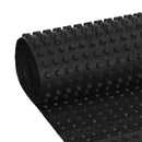 vidaXL Bordázott vízelvezető lap Fekete 0,5 x 20 m HDPE