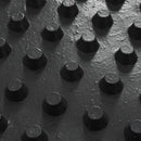 vidaXL Bordázott vízelvezető lap Fekete 1 x 20 m HDPE