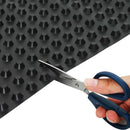 vidaXL Bordázott vízelvezető lap Fekete 1 x 20 m HDPE