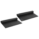 vidaXL Bordázott vízelvezető lap 2 pcs Fekete 1 x 20 m HDPE