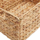 vidaXL Tárolókosarak 2 pcs Természetes 35 x 25 x 17 cm Vízi jácint