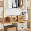 vidaXL Tárolókosarak 2 pcs Természetes 38 x 28 x 15 cm Vízi jácint