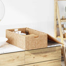 vidaXL Tároló Doboz Természetes 75 x 42 x 23 cm Vízi jácint