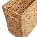 vidaXL Újság Kosarak 2 pcs Természetes 39 x 14 x 25 cm Vízi jácint