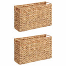 vidaXL Újság Kosarak 2 pcs Természetes 39 x 14 x 25 cm Vízi jácint