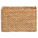 vidaXL Újság Kosarak 2 pcs Természetes 39 x 14 x 25 cm Vízi jácint