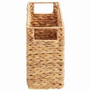 vidaXL Újság Kosarak 2 pcs Természetes 39 x 14 x 25 cm Vízi jácint