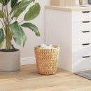 vidaXL Hulladék Papír Kosarak 2 pcs Természetes 26 x 26 x 29 cm