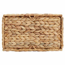 vidaXL Függő kosár Természetes 30 x 17,5 x 49,5 cm Vízi jácint