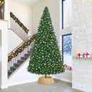 vidaXL Karácsonyfakollekció Barna 90 x 90 x 28 cm Vízi jácint