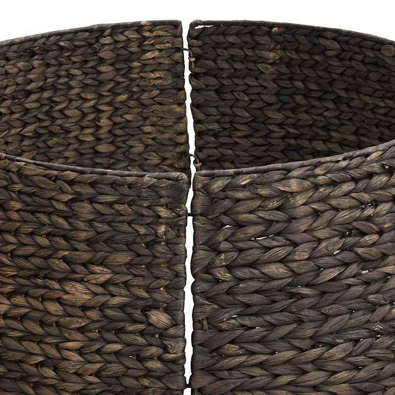 vidaXL Karácsonyfakollekció Fekete 105 x 105 x 28 cm Vízi jácint