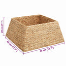 vidaXL Karácsonyfakollekció Barna 60 x 60 x 28 cm Vízi jácint