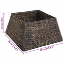 vidaXL Karácsonyfakollekció Fekete 50 x 50 x 25 cm Vízi jácint