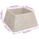 vidaXL Karácsonyfakollekció Fehér 50 x 50 x 25 cm Vízi jácint