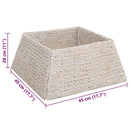 vidaXL Karácsonyfakollekció Fehér 60 x 60 x 28 cm Vízi jácint