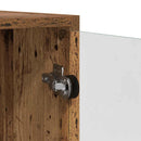 vidaXL Magasfiú Öreg fa 68 x 37 x 142 cm Faanyag