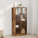 vidaXL Magasfiú Öreg fa 68 x 37 x 142 cm Faanyag
