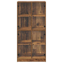 vidaXL Magasfiú Öreg fa 68 x 37 x 142 cm Faanyag