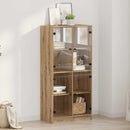 vidaXL Magasfiú Artisan tölgy 68 x 37 x 142 cm Faanyag