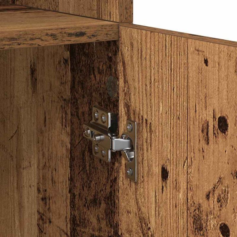 vidaXL Magasfiú Öreg fa 80 x 42,5 x 185 cm Faanyag