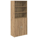 vidaXL Magasfiú Artisan tölgy 80 x 42,5 x 185 cm Faanyag