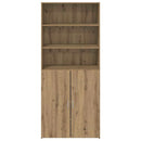vidaXL Magasfiú Artisan tölgy 80 x 42,5 x 185 cm Faanyag