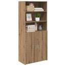 vidaXL Magasfiú Artisan tölgy 80 x 42,5 x 185 cm Faanyag