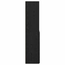 vidaXL Magasfiú Fekete tölgy 80 x 42,5 x 185 cm Faanyag