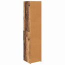 vidaXL Magasfiú fiókkal Öreg fa 40 x 42,5 x 185 cm Faanyag