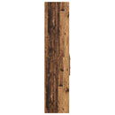 vidaXL Magasfiú fiókkal Öreg fa 40 x 42,5 x 185 cm Faanyag