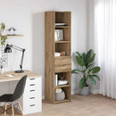 vidaXL Magasfiú fiókkal Artisan tölgy 40 x 42,5 x 185 cm Faanyag
