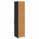 vidaXL Magasfiú fiókkal Fekete tölgy 40 x 42,5 x 185 cm Faanyag