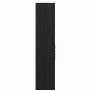 vidaXL Magasfiú fiókkal Fekete tölgy 40 x 42,5 x 185 cm Faanyag