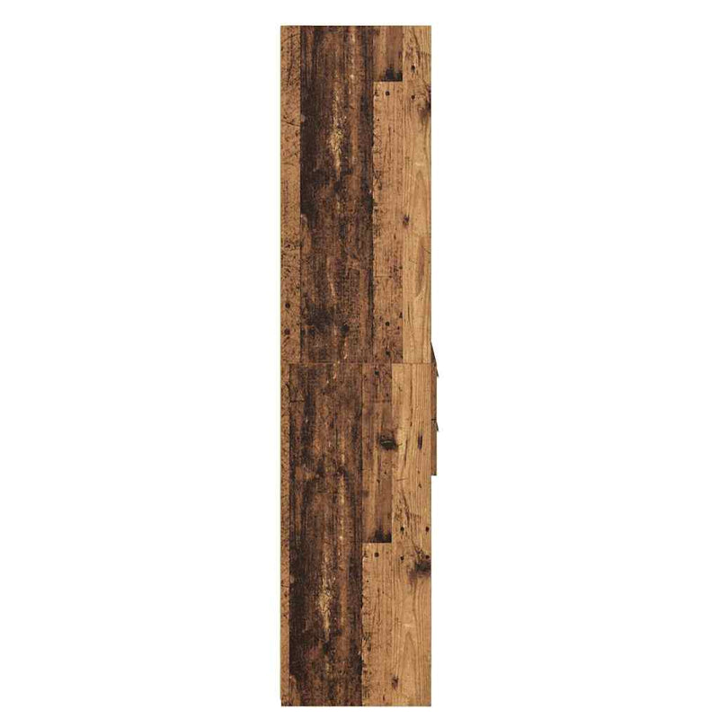 vidaXL Magasfiú fiókkal Öreg fa 50 x 42,5 x 185 cm Faanyag