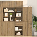 vidaXL Magasfiú fiókkal Artisan tölgy 50 x 42,5 x 185 cm Faanyag
