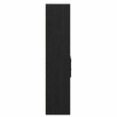 vidaXL Magasfiú fiókkal Fekete tölgy 50 x 42,5 x 185 cm Faanyag