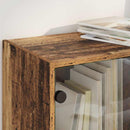 vidaXL Magasfiú 2 pcs Öreg fa 136 x 37 x 142 cm Faanyag